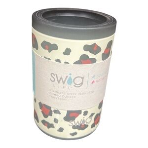 Swig Life Leopard Print Combo Cooler